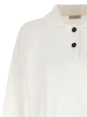 Polo sweater Woman BRUNELLO CUCINELLI White
