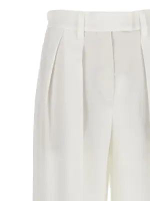 Palazzo pants Woman BRUNELLO CUCINELLI White