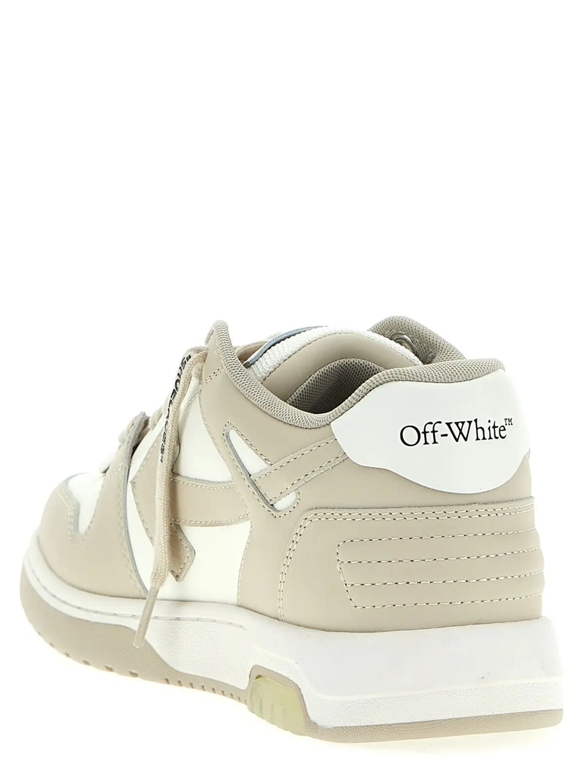 Кросівки Out Of Office Off-White Бежеві 4 'Out Of Office' sneakers 89% calfskin leather 11% polyester OFF-WHITE Beige