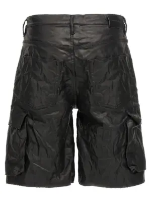 'High Shine Cargo' bermuda shorts P022HSCB224BLACK PURPLE Black