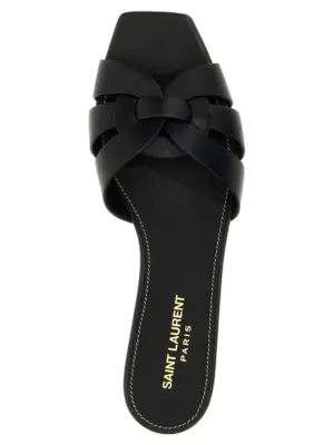 ‘Tribute Nu Pieds' sandals 100% calf leather (bos taurus) SAINT LAURENT Black