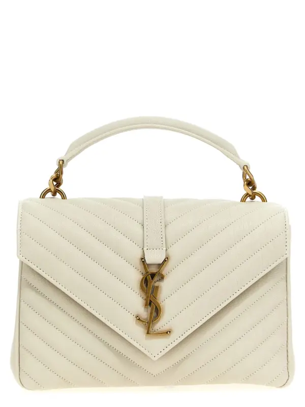 'College' crossbody bag SAINT LAURENT White