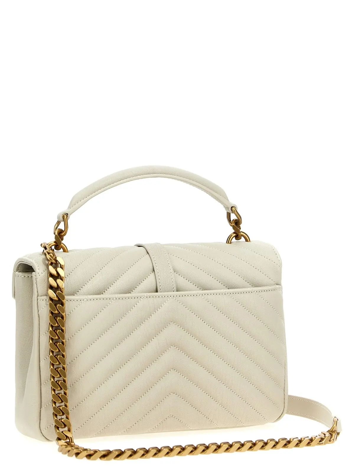 Сумка крос-боді College Saint Laurent Біла 2 'College' crossbody bag 600279BRM079207 SAINT LAURENT White