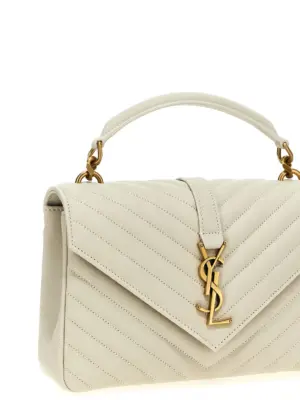 'College' crossbody bag Woman SAINT LAURENT White