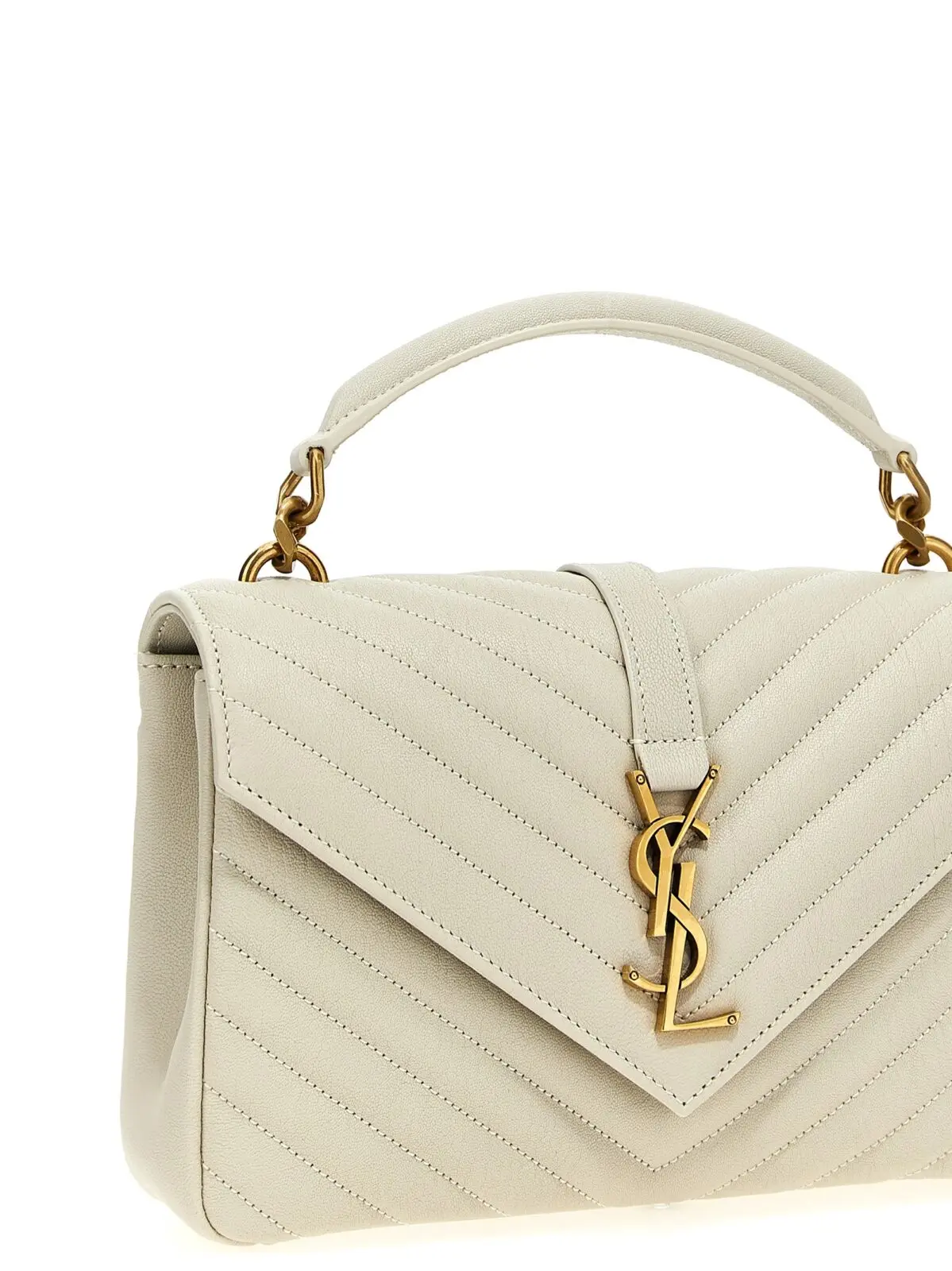 Сумка крос-боді College Saint Laurent Біла 3 'College' crossbody bag Woman SAINT LAURENT White
