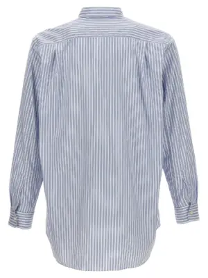 Logo patch striped shirt AXB0201 COMME DES GARÇONS PLAY Light Blue