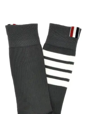 '4 Bar' socks Woman THOM BROWNE Blue