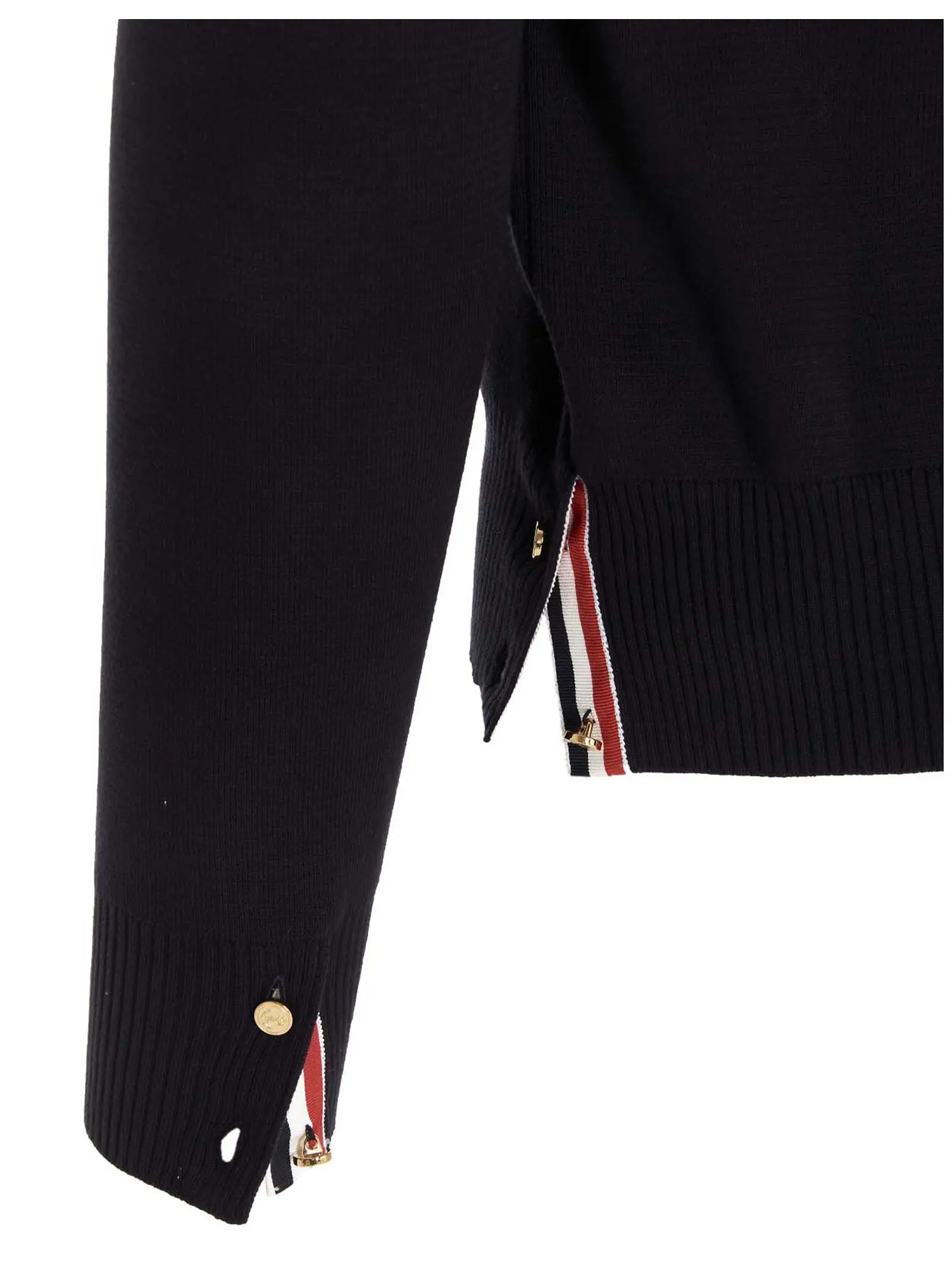 Кардиган 4 bar Thom Browne Синій 4 '4 bar' cardigan 100% cotton THOM BROWNE Blue