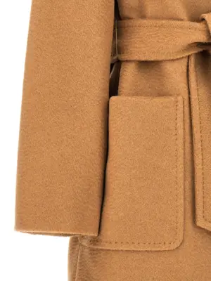 'Rialto' coat 100% camel MAX MARA Beige