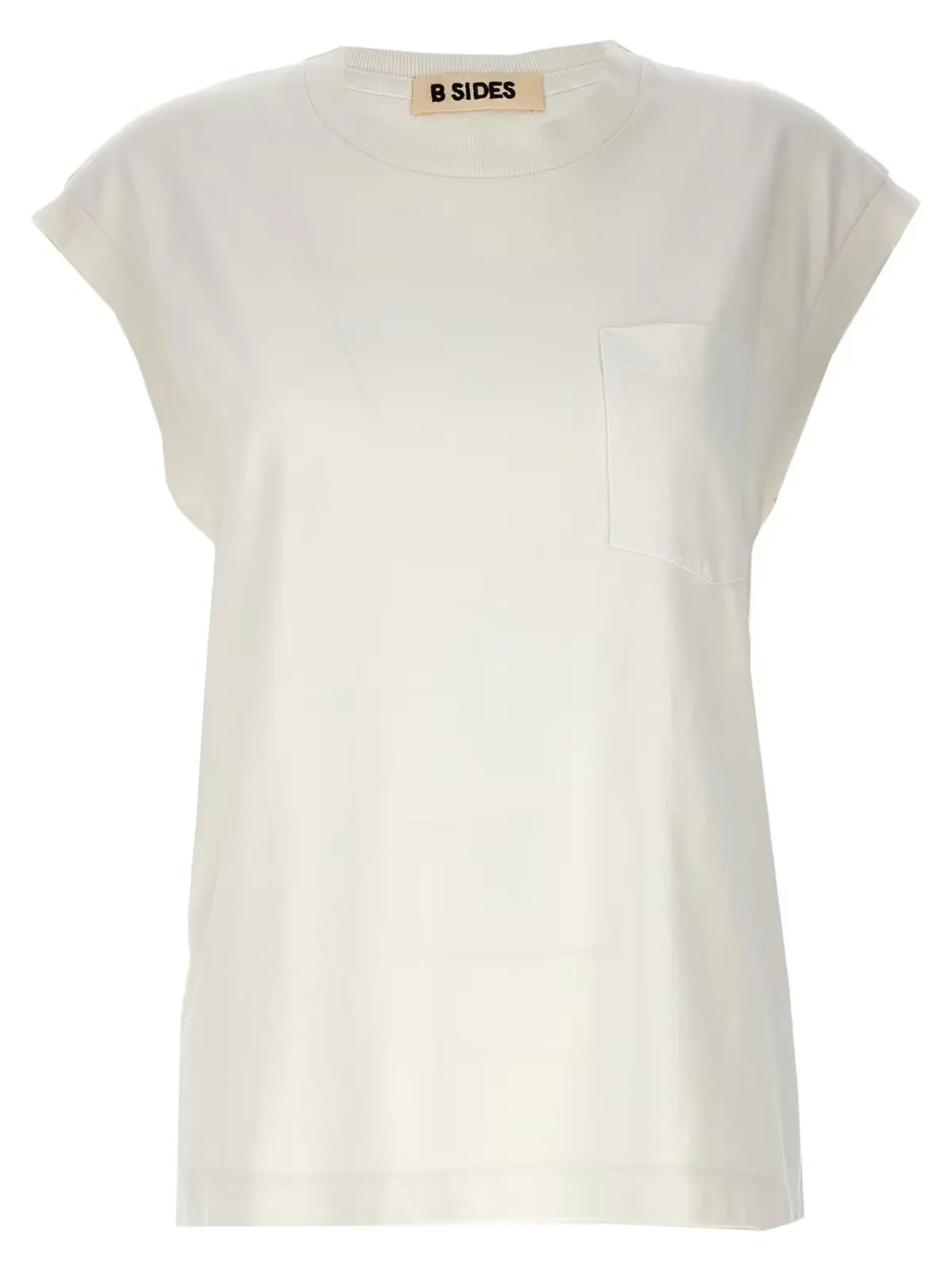 Базовий топ-майка B SIDES Білий 1 Basic tank top B SIDES White