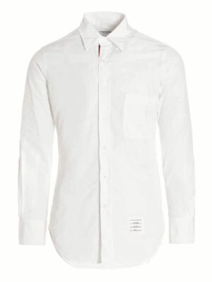 Solid poplin shirt THOM BROWNE White