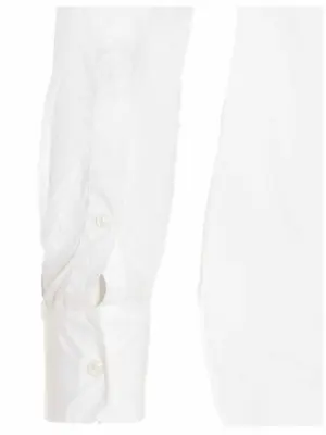 Solid poplin shirt 100% cotton THOM BROWNE White