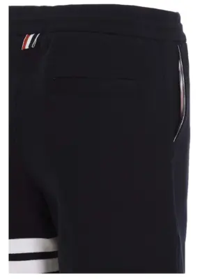 '4 bar’ bermuda shorts 100% cotton THOM BROWNE Blue
