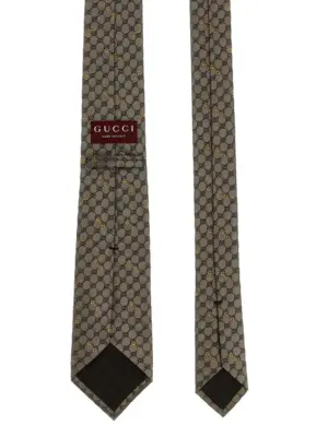 'GG' tie 7443794E2179565 GUCCI Beige