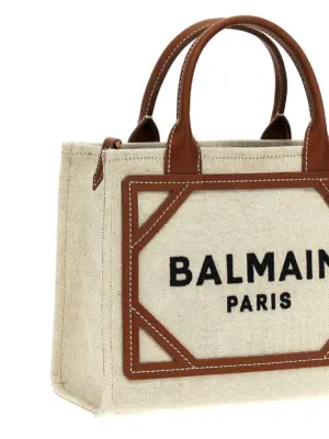 'B-Army' shopping bag Woman BALMAIN Beige