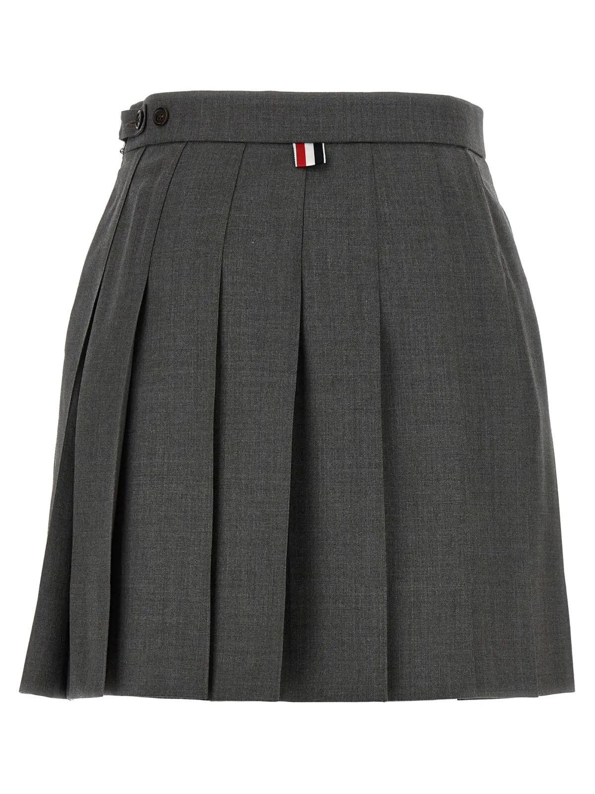 Мініспідниця Thom Browne Uniform Сіра 2 'Uniform' mini skirt FGC402V00626035 THOM BROWNE Gray