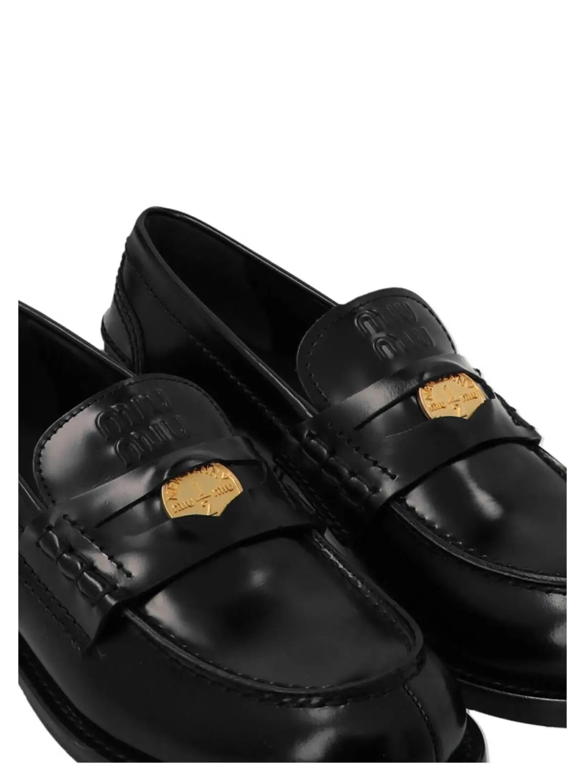 Лофери Miu Miu Penny Чорні 2 Penny loafers 5D773DF020ULXF0002 MIU MIU Black