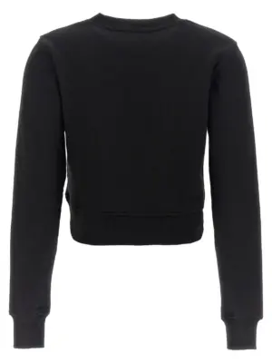 F-Slimmy cropped sweatshirt A099310GRAC9XX DIESEL Black
