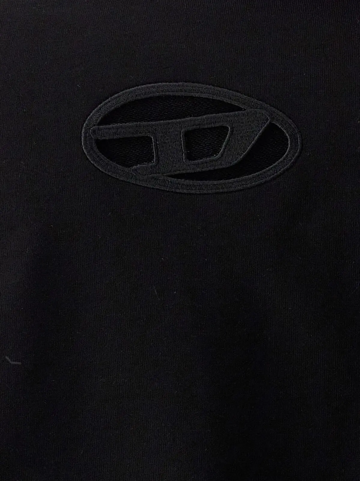 Вкорочений світшот Diesel F-Slimmy Чорний 4 F-Slimmy cropped sweatshirt 60% cotton