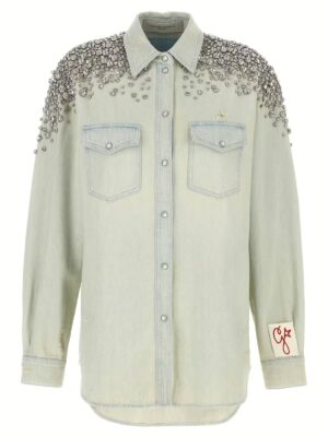 'Becca' shirt GOLDEN GOOSE Light Blue
