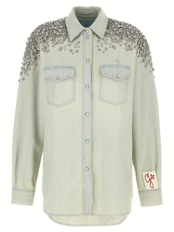 'Becca' shirt GOLDEN GOOSE Light Blue