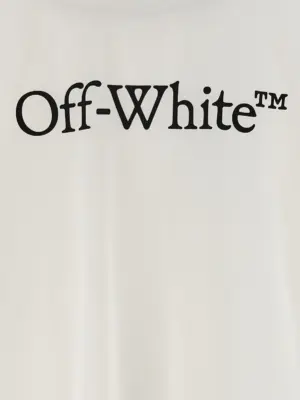 'Big logo' t-shirt 100% cotton OFF-WHITE White