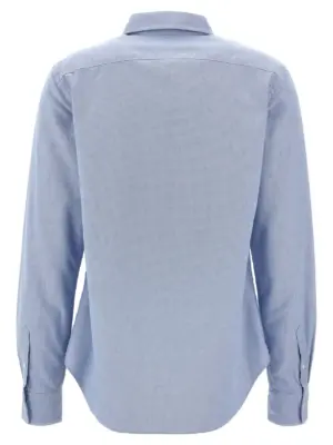 Logo embroidery shirt 211891377001 POLO RALPH LAUREN Light Blue