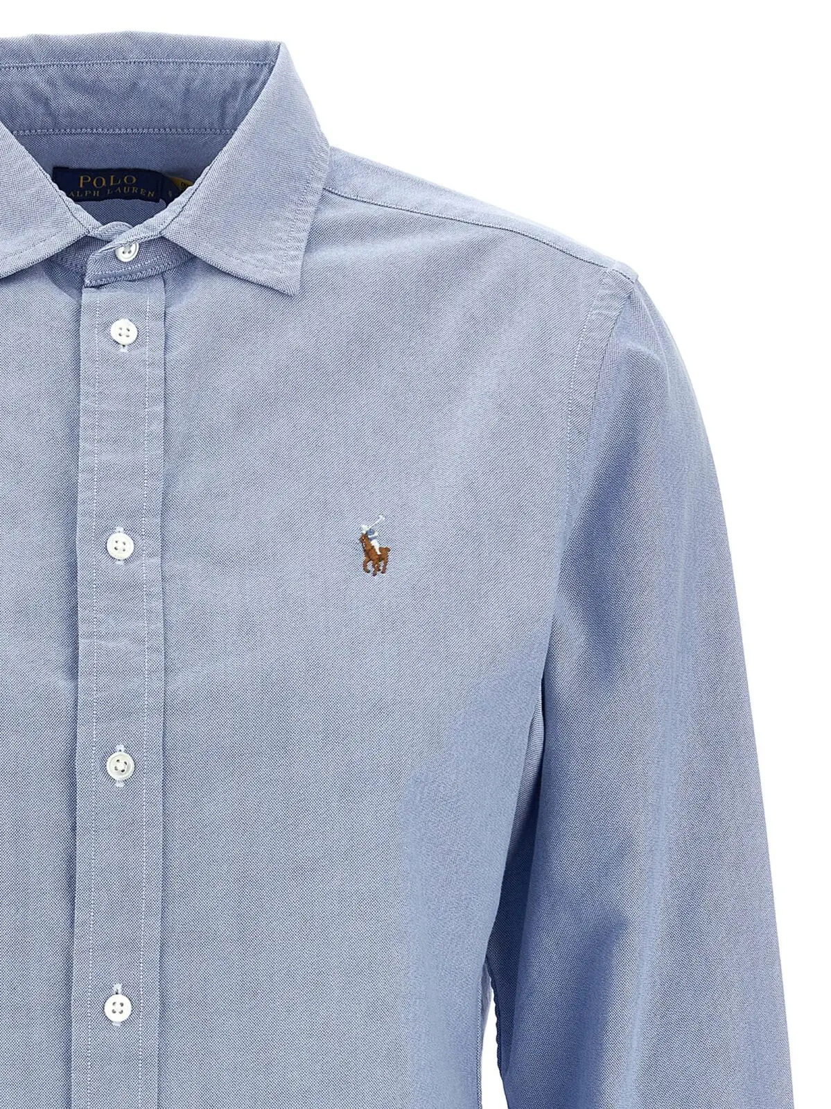 Сорочка Polo Ralph Lauren з вишитим логотипом Блакитна 3 Logo embroidery shirt Woman POLO RALPH LAUREN Light Blue