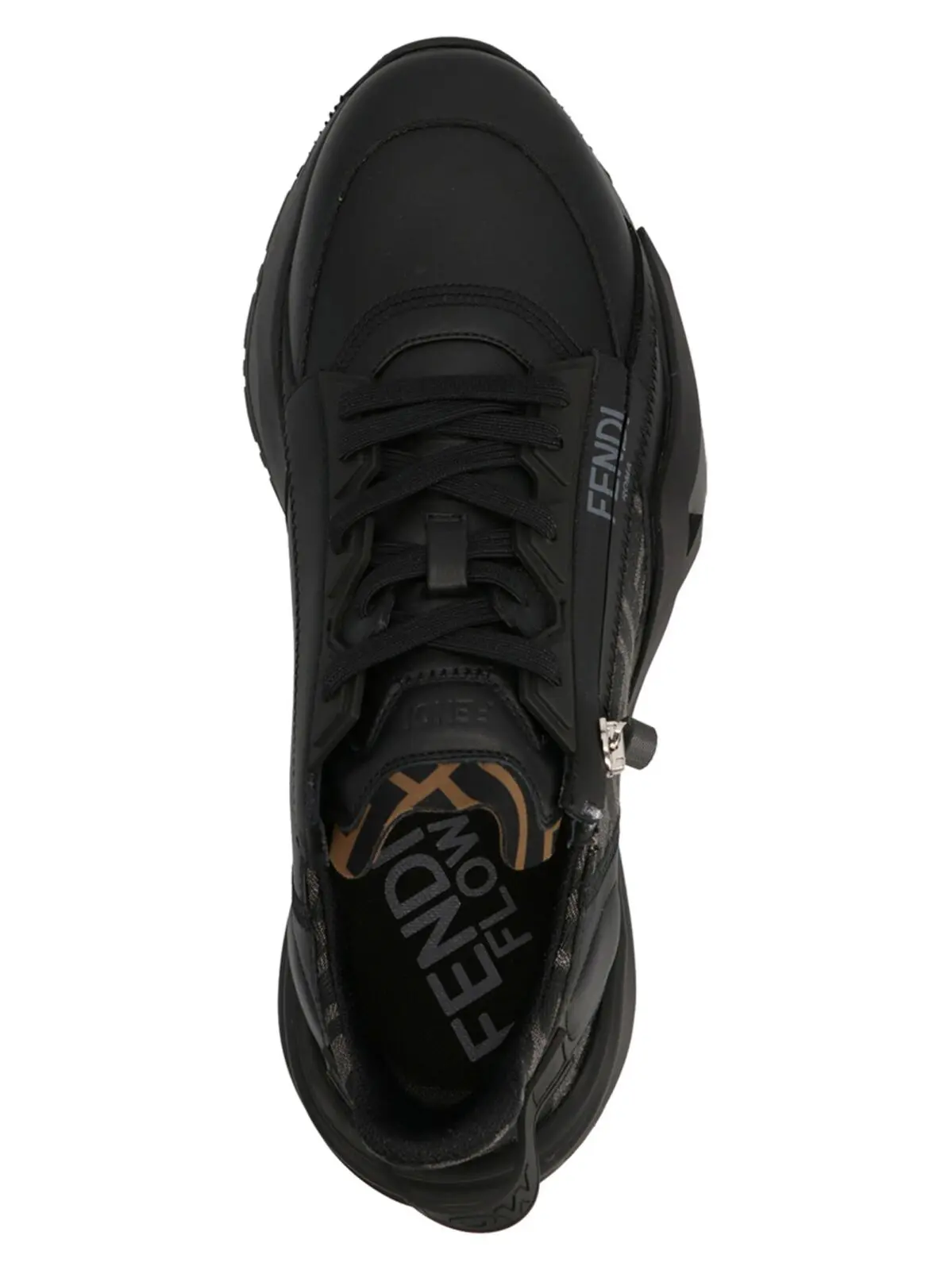 Кросівки Fendi Flow Чорні 4 'Flow' sneakers 100% calf leather FENDI Black