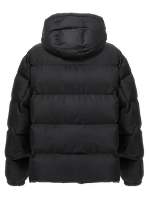 Logo plate down jacket G9AOKTGG781N0000 DOLCE & GABBANA Black