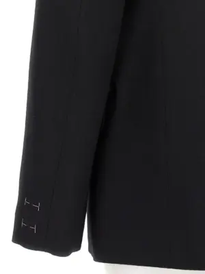 Double-breasted blazer 100% wool MAISON MARGIELA Black