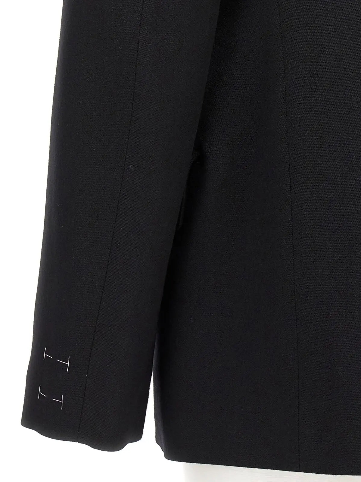 Блейзер Maison Margiela двобортний Чорний 4 Double-breasted blazer 100% wool MAISON MARGIELA Black