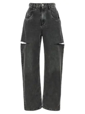 Cut-out jeans MAISON MARGIELA Black