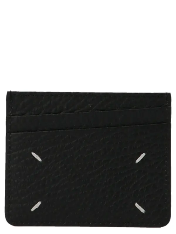 'Stitching' card holder MAISON MARGIELA Black