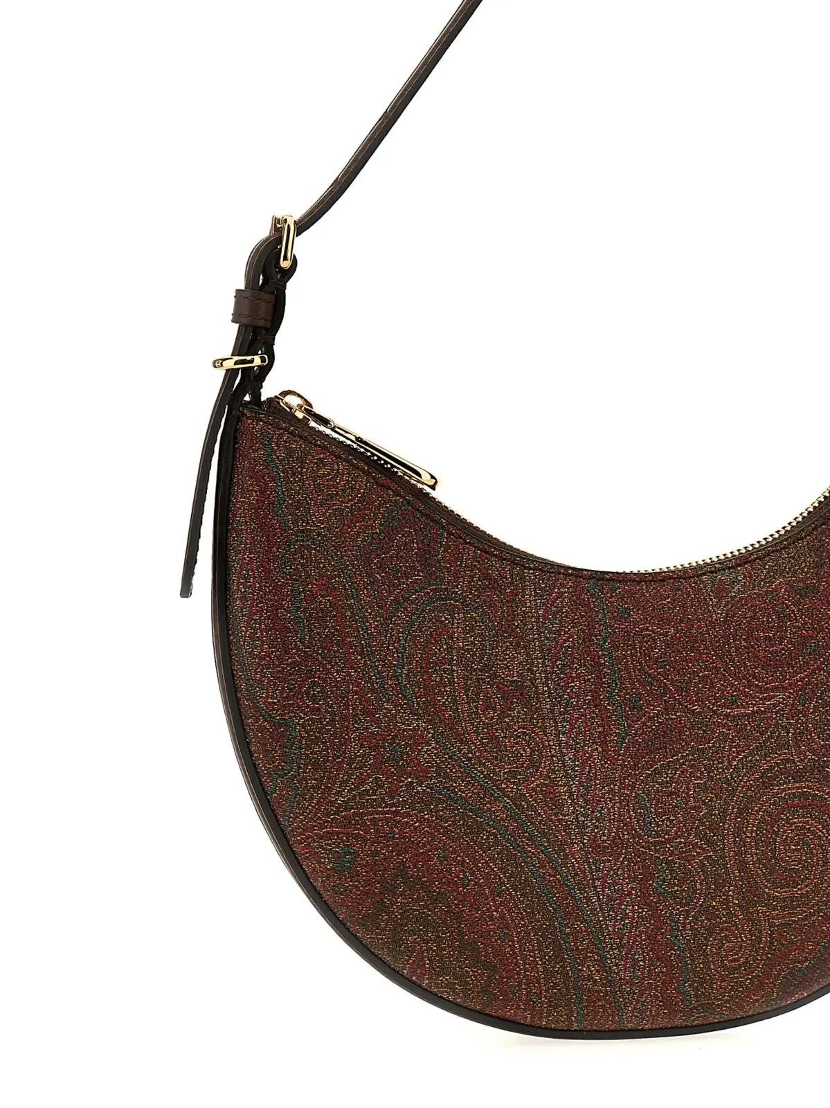 Сумка Etro Hobo Essential маленька на плече Коричнева 3 'Hobo Essential' small shoulder bag Woman ETRO Brown