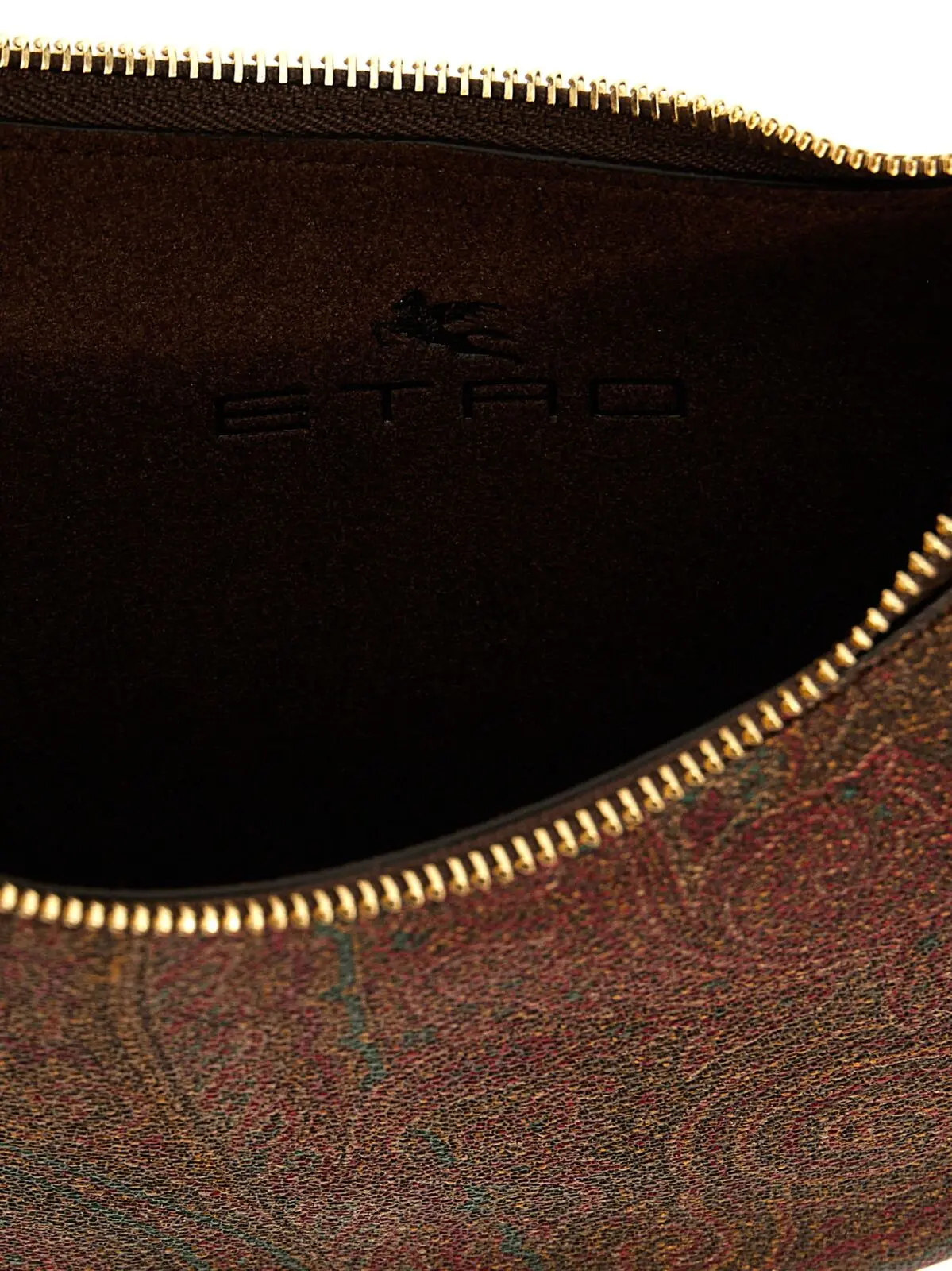 Сумка Etro Hobo Essential маленька на плече Коричнева 4 'Hobo Essential' small shoulder bag 76% cotton