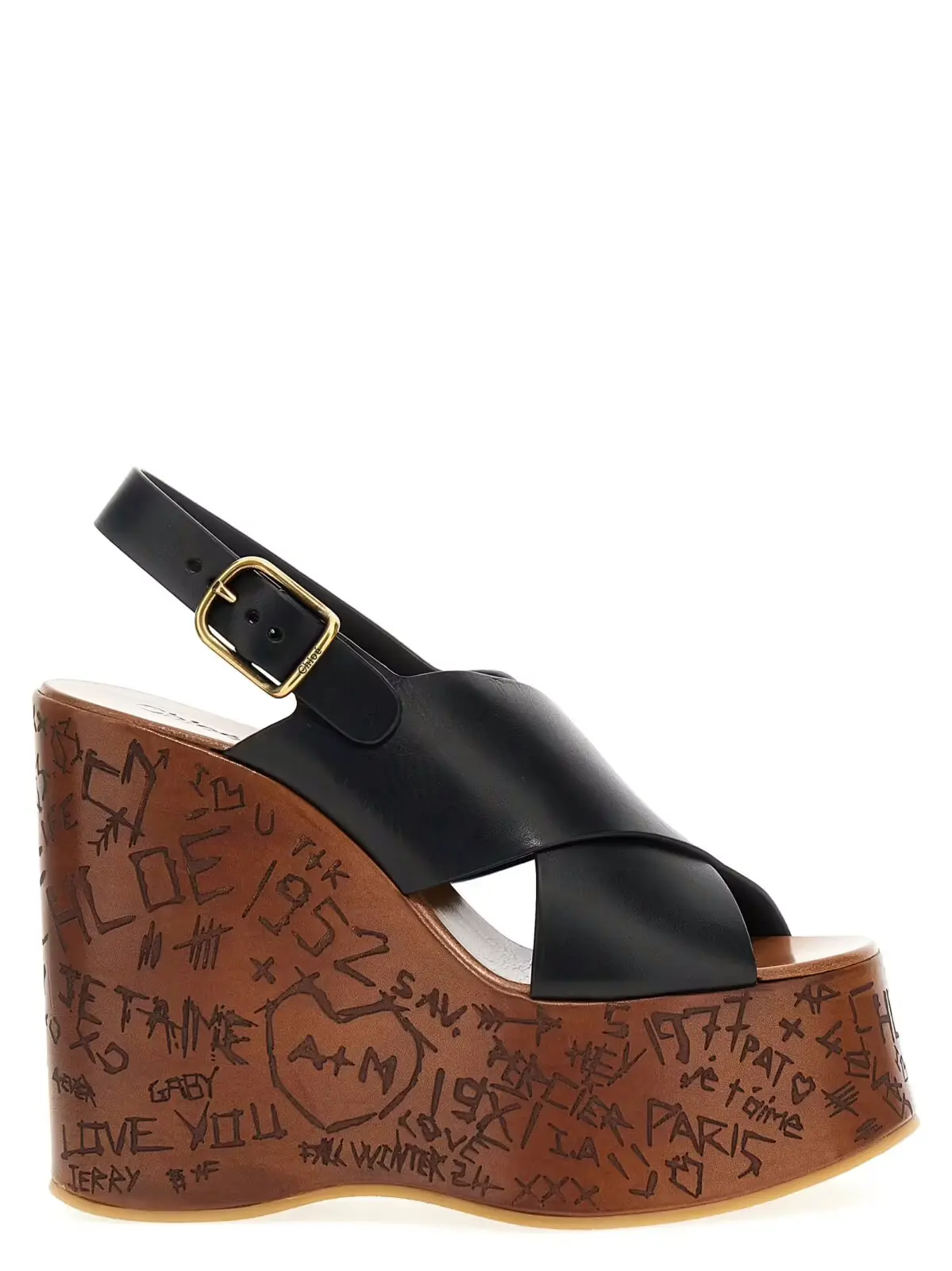 Босоніжки на клині Maxime Chloé Чорні 1 'Maxime' wedges CHLOÉ Black