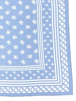 Logo scarf FN090RGDB7ZHC4ZW DOLCE & GABBANA Light Blue