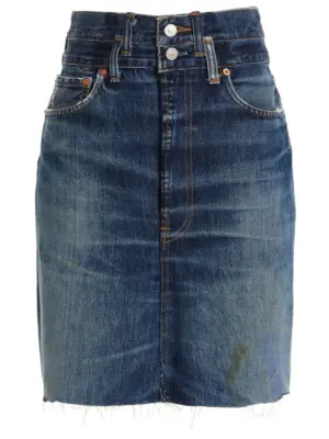 'Double Waisted Pencil' Re Done x Levi's skirt Spring Summer 2023 RE/DONE Blue