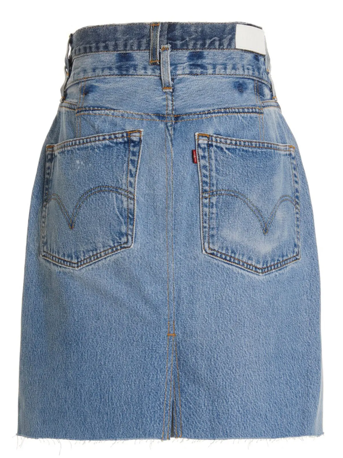 Спідниця 'Double Waisted Pencil' Re/Done x Levi's Синій 12 double waist detail
