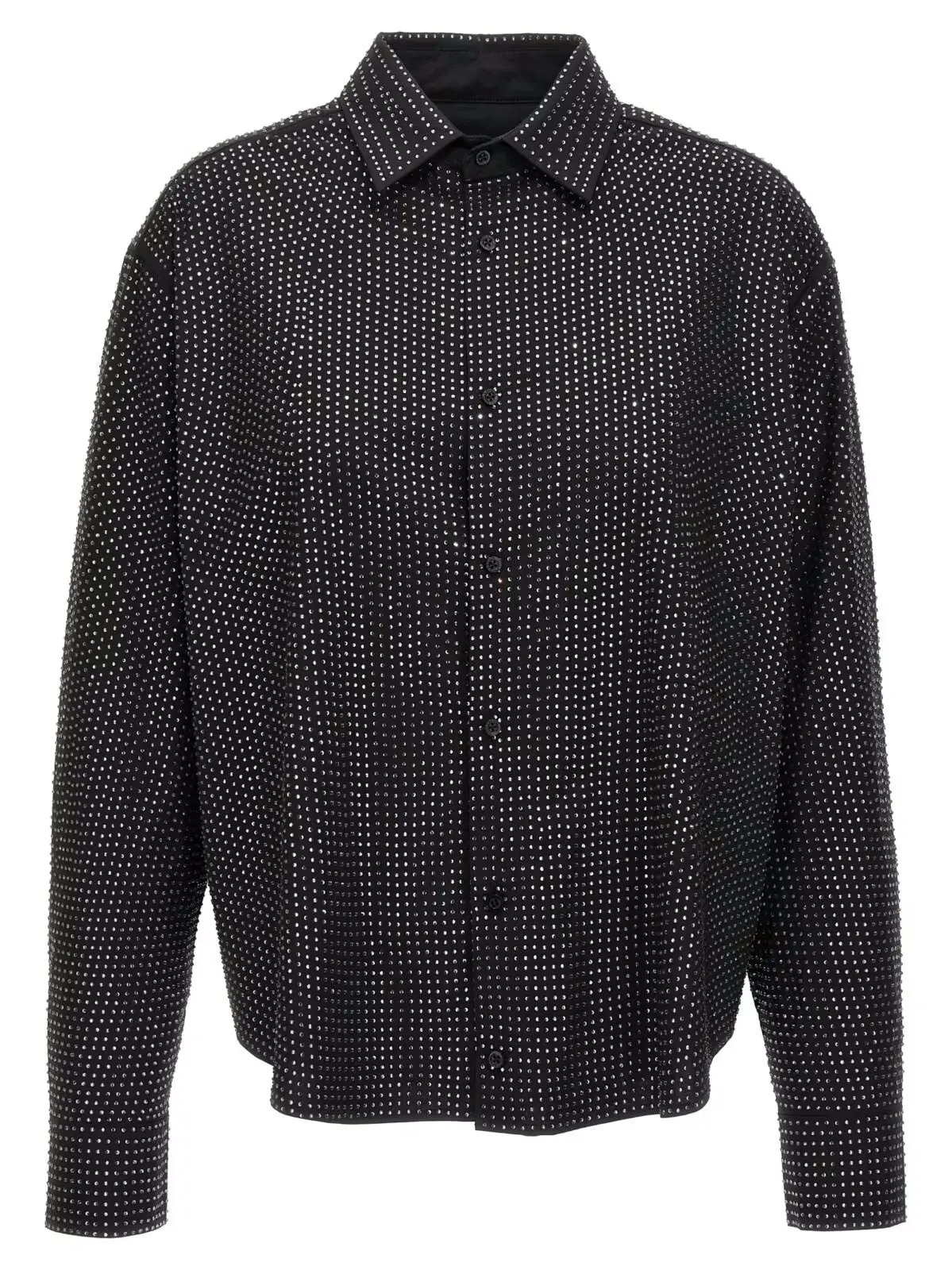 Сорочка Giuseppe Di Morabito Зі стразами Чорна 1 Rhinestone shirt GIUSEPPE DI MORABITO Black