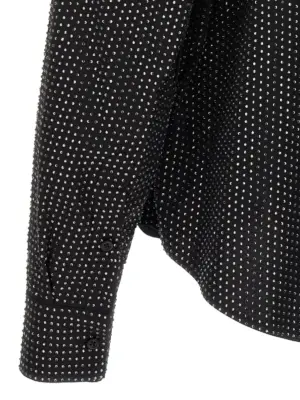 Rhinestone shirt 97% cotton