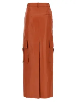 'Illustration' midi skirt 0726SF241SPIC ZIMMERMANN Orange