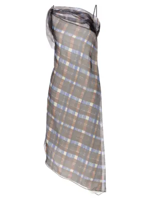 Asymmetrical dress FERRAGAMO Multicolor