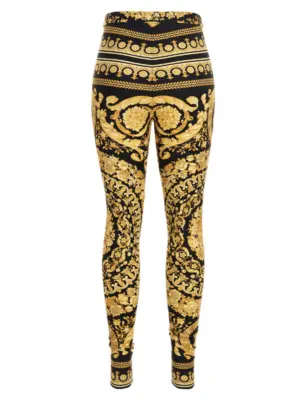 'Barocco' leggings Woman VERSACE Multicolor