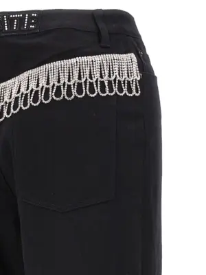 Jeans 'Twill High Rise' 100% cotton ROTATE BIRGER CHRISTENSEN Black