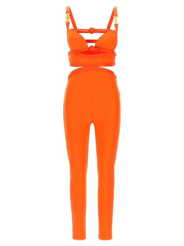 La Vacanza capsule 'Medusa '95' jumpsuit VERSACE Orange