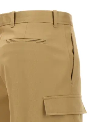 Cargo pants 100% cotton VERSACE Beige