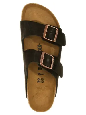 'Arizona' sandals 100% suede leather (Bos Taurus) BIRKENSTOCK Brown