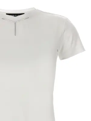 'Y Baby Tee' T-shirt Woman Y/PROJECT White